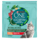 4x1, 4kg purina one dual nature chat strilis boeuf, spiruline - croquettes pour chat