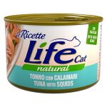 4x150g thon, calamars, haricots verts life pet care le ricette nourriture humide pour chats 4x150g thon, calamars, haricots verts life pet care le ricette nourriture humide pour chats