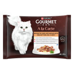 4x85g gourmet a la carte recettes gourmandes du chef - p�t�e pour chat