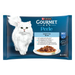 4x85g gourmet perle - duetto di mare - p�t�e pour chat