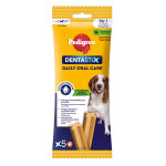 5 friandises pedigree dentastix daily oral care medium pour chien (10 - 25 kg)