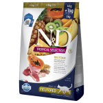 5 kg (4 + 1 kg) n&d tropical selection neutered agneau pour chat