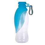 500ml gourde de voyage smartpet , bleu - pour chien