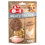 50g 8in1 meaty treats blanc de poulet - friandises pour chien