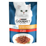 26x85g gourmet perle les aiguillettes de boeuf - pte pour chat