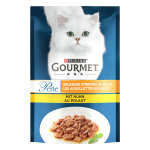 26x85g gourmet perle les aiguillettes de poulet - pte pour chat