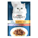 26x85g gourmet perle duo de viandes, veau, canard - pte pour chat