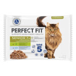 52x85g perfect fit senior 7 + chats st�rilis�s dinde & carottes - p�t�e pour chat