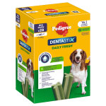 Pedigree dentastix daily fresh pour chien - 28 friandises medium pour chien de taille moyenne