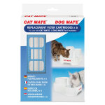 6 filtres de rechange - pour la fontaine  eau cat mate 2l - pour chat