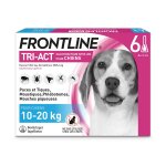 6 pipettes frontline tri act pour chien de taille moyenne, 10  20 kg
