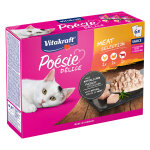 6 x 85 g vitakraft poison d�lisauce m�lange de viande pour chat