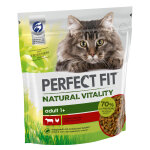 650g natural vitality adult 1 + boeuf, poulet perfect fit - croquettes pour chat