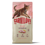 6 kg carnilove true fresh adult sterilised dinde - croquettes pour chat s�che