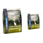 6kg nutrivet inne sterilised croquettes pour chat + 1, 5kg offert !