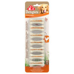 8in1 delights strong, os  mcher pour chien - taille xs, 140 g (7 os)