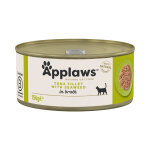 6x156g filet de thon, varech applaws - nourriture pour chat