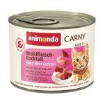 6x200g adult cocktail de viandes animonda carny p�t�e pour chat
