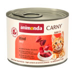 6x200g adult pur boeuf animonda carny - p�t�e pour chat