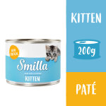 6x200g kitten - avec poulet smilla nourriture pour chats sans c�r�ales humide