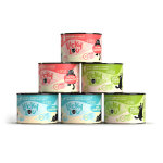 6x200g lucky lou lifestage kitten mix i (3 sortes) nourriture pour chat humide