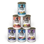 6x400 g doggy dog adulte mix (6 vari�t�s) nourriture humide pour chien