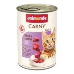 6x400g boeuf, agneau animonda carny aliment humide pour chat