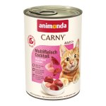 6x400g cocktail de viandes animonda carny aliment humide pour chat