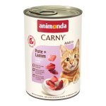 6x400g dinde, agneau animonda carny aliment humide pour chat