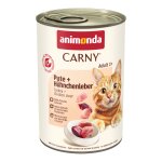 6x400g dinde, foie de poulet animonda carny aliment humide pour chat