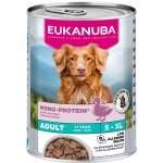 6x400g eukanuba special care adult mono - protein canard nourriture pour chien