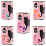 24x400g lot 5 saveurs en gele cosma - nourriture pour chat