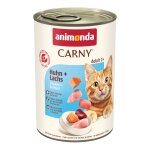 6x400g poulet, saumon animonda carny aliment humide pour chat
