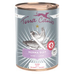 6x400g poulet et saumon terra canis derma nourriture pour chien humide