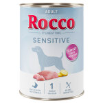 6x400g rocco sensitive dinde et pommes de terre p�t�e pour chien