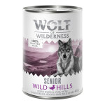 6x400g senior wild hills canard, veau 0% céréales wolf of wilderness - nourriture pour chien 6x400g senior wild hills canard, veau 0% céréales wolf of wilderness - nourriture pour chien