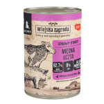 6x400g wiejska zagroda dog puppy nourriture pour chiens � base de viande humide
