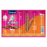 6x6g vitakraft cat stick classic dinde, agneau - friandises pour chat