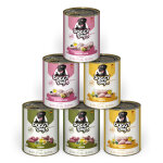 6x800 g doggy dog adulte sensitive lot mixte (3 vari�t�s) nourriture humide pour chien