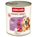 6x800g animonda grancarno original adult boeuf, agneau p�t�e pour chien