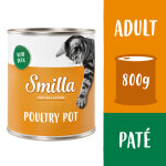 6x800g smilla volaille, canard - p�t�e pour chat