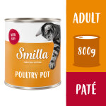 6x800g volaille, boeuf smilla - nourriture pour chat