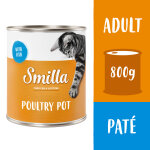 6x800g volaille, poisson smilla - nourriture pour chat