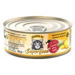 6x80g porta 21 superfood maquereau, ananas - p�t�e pour chat