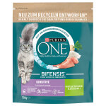 750g de nourriture pour chat purina one sensitive sche