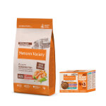 7kg healthy grains sterilized saumon adult nature's variety croquettes + bouch�es en sauce 12 x 85 g ...