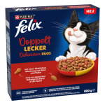 800 g felix doppelt d�licieux boeuf et poulet nourriture pour chat s�che