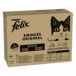 80x85g m�gapack felix classic lot mixte viande & poisson - p�t�e pour chat
