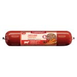 8x400g saucisse fleischeslust tendre boeuf avec carotte, cynorhodon et graines de courge pour chien