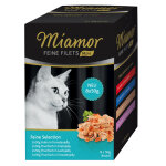 8x50g sélection raffinée en gelée filets fins mini sachets fraîcheur miamor - nourriture pour chat 8x50g sélection raffinée en gelée filets fins mini sachets fraîcheur miamor - nourriture pour chat